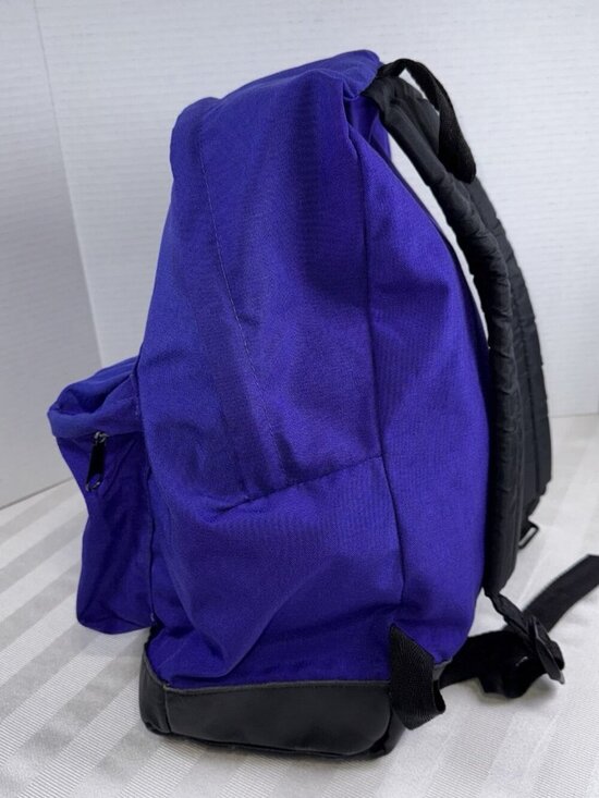 Vintage Eastpak 1990\'s USA Made Electric Purple 1990s Retro Rare Backpack main image 3